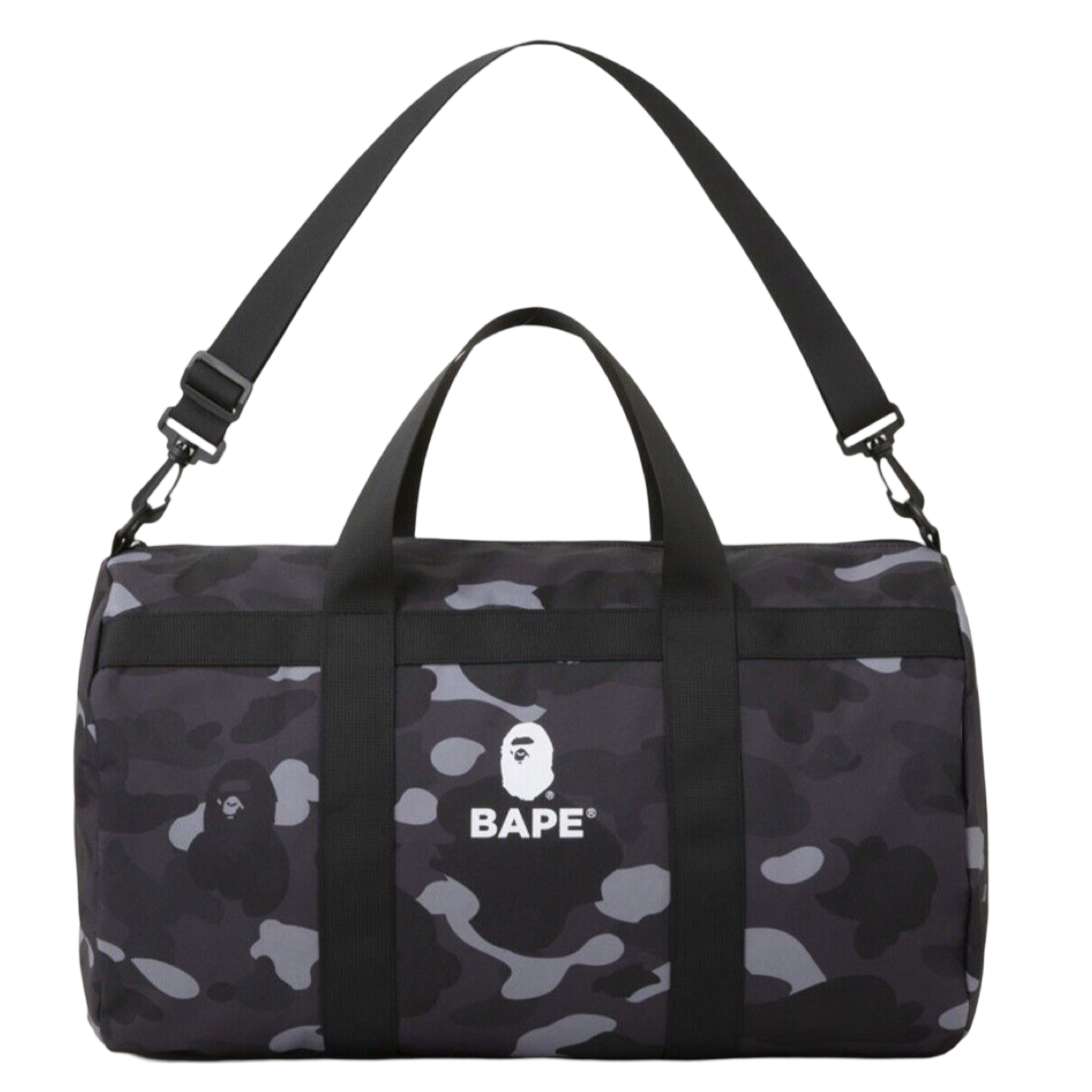 Bape Black Camo Duffle Bag - SARUGENERAL
