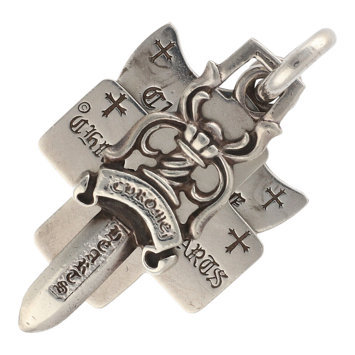 Pendentif Croix de baptême en or jaune - Croix en or - Maison la Couronne