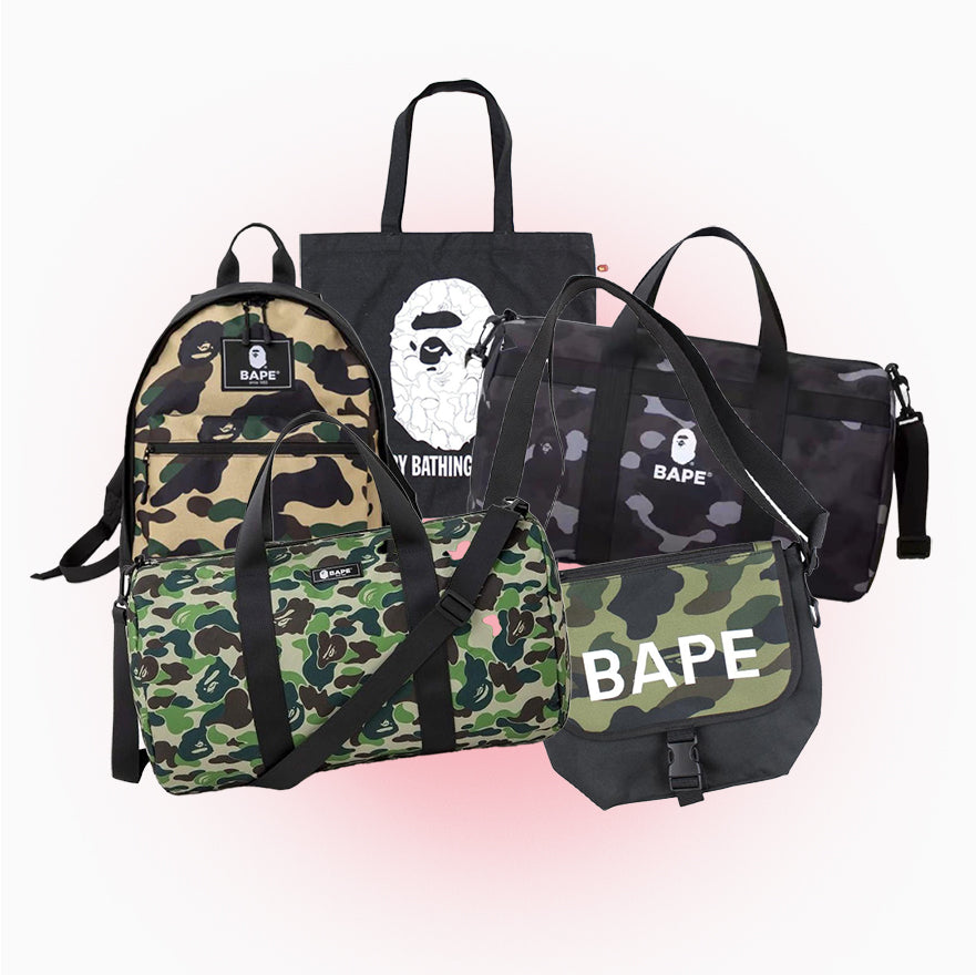 BAPE Wholesale Bundle Box | x25 Authentic BAPE Bags for Resellers