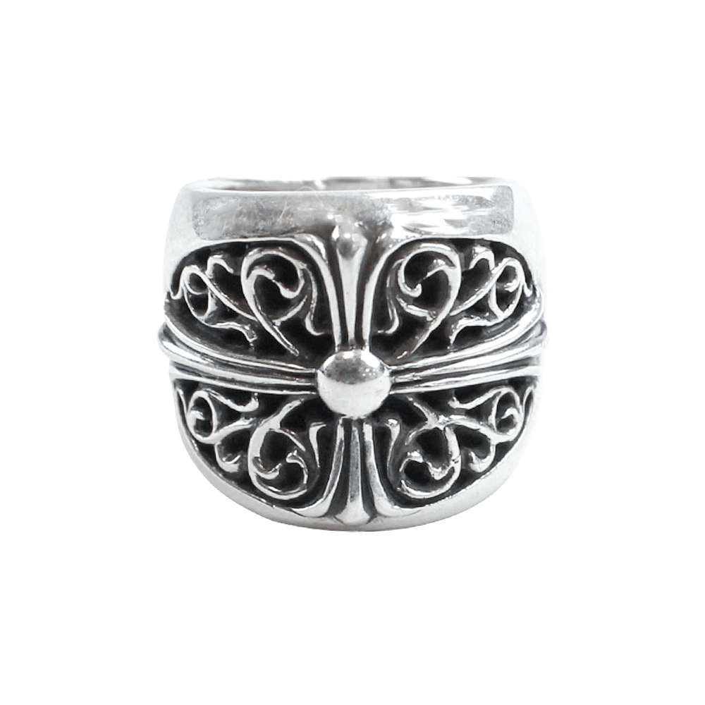 chrome hearts classic oval cross ring – SARUGENERAL