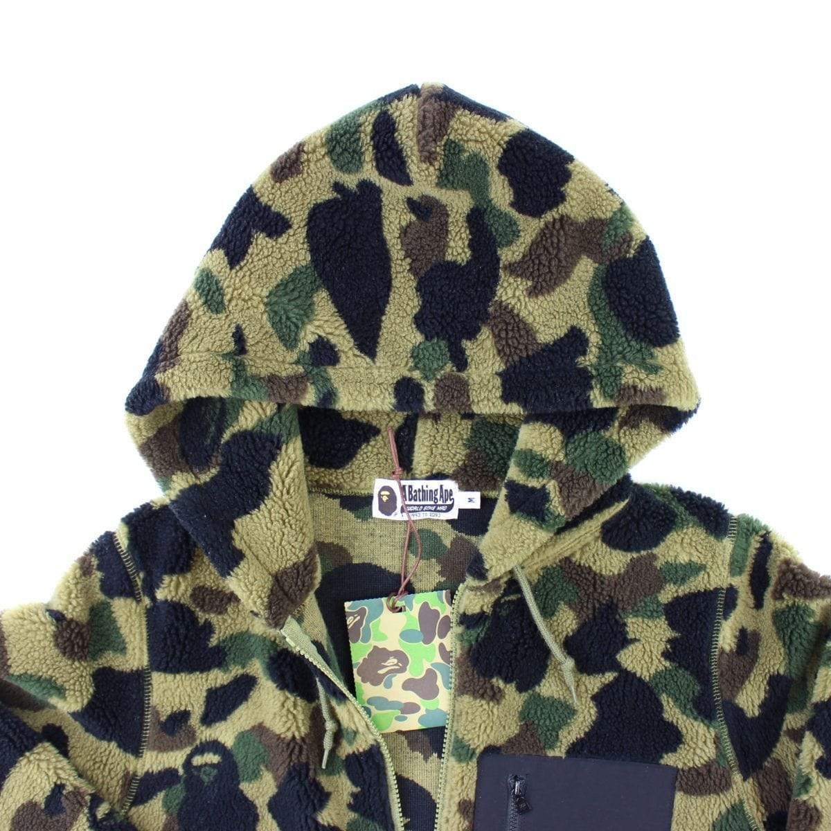 Bape 1st Green Camo BOA Fleece Jacket - SaruGeneral