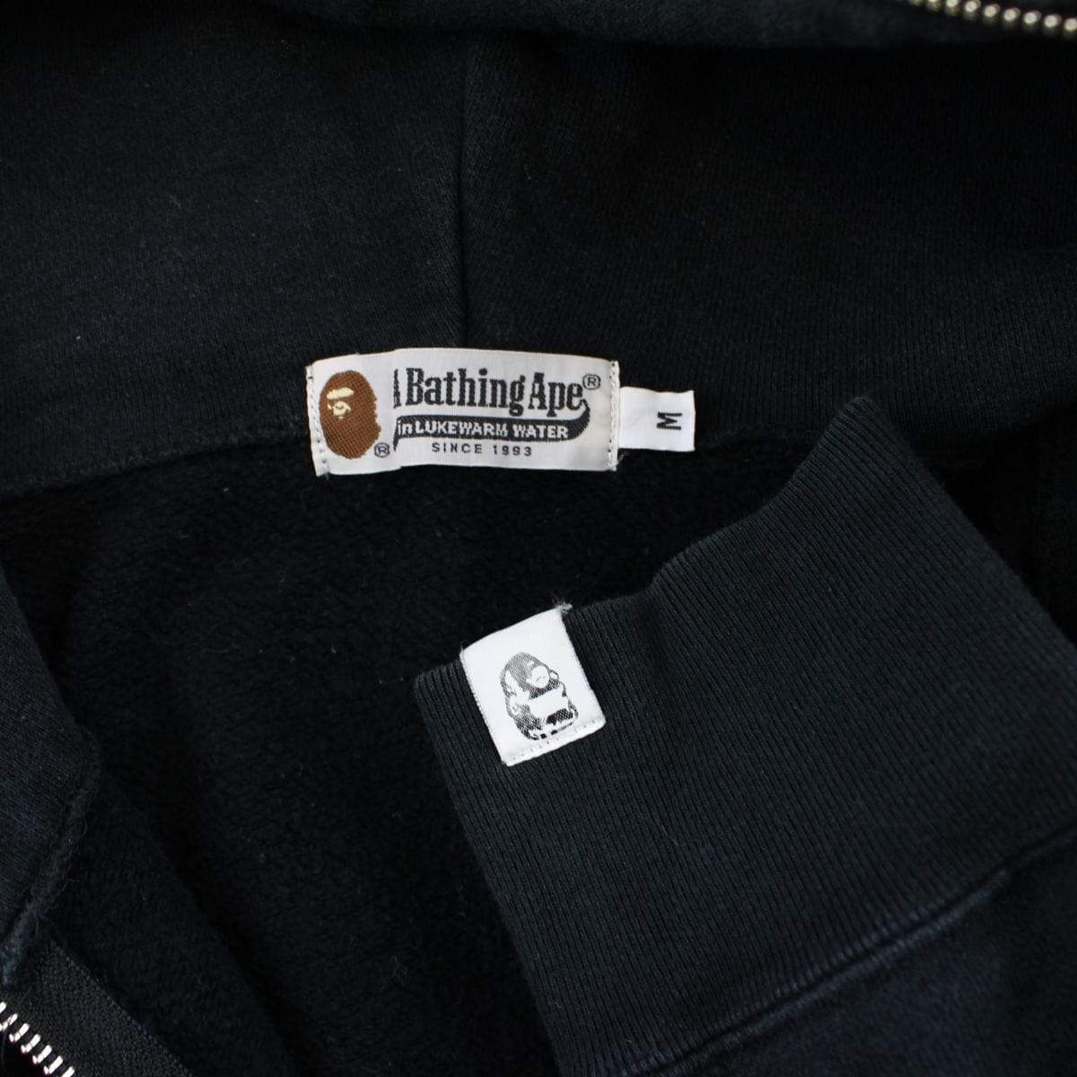 Bape 1st Green Camo Half Shark Hoodie - SaruGeneral