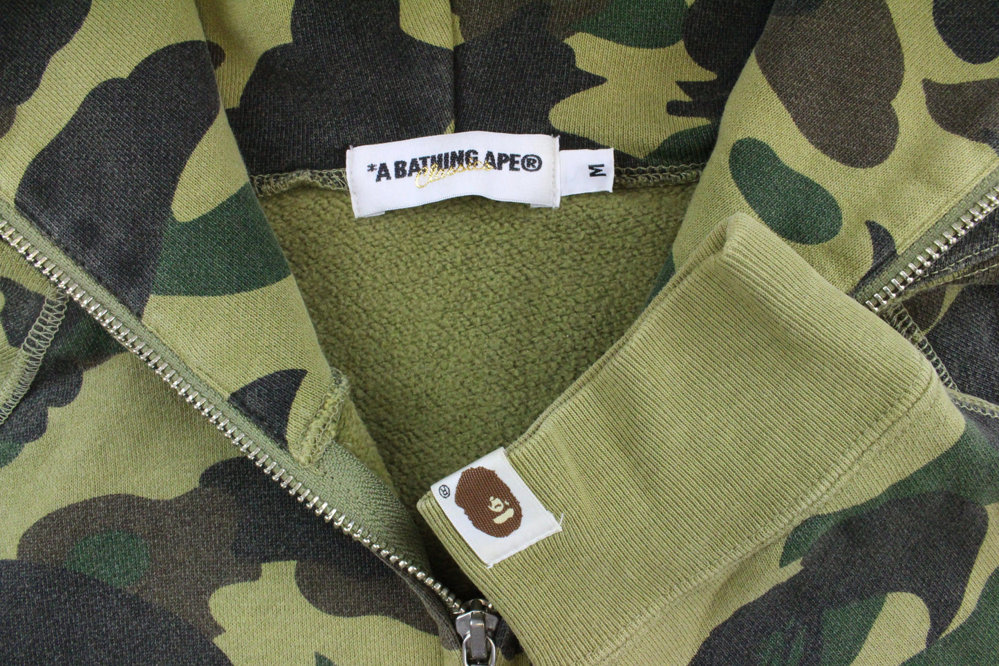 Bape 1st Green Camo Fullzip - SaruGeneral