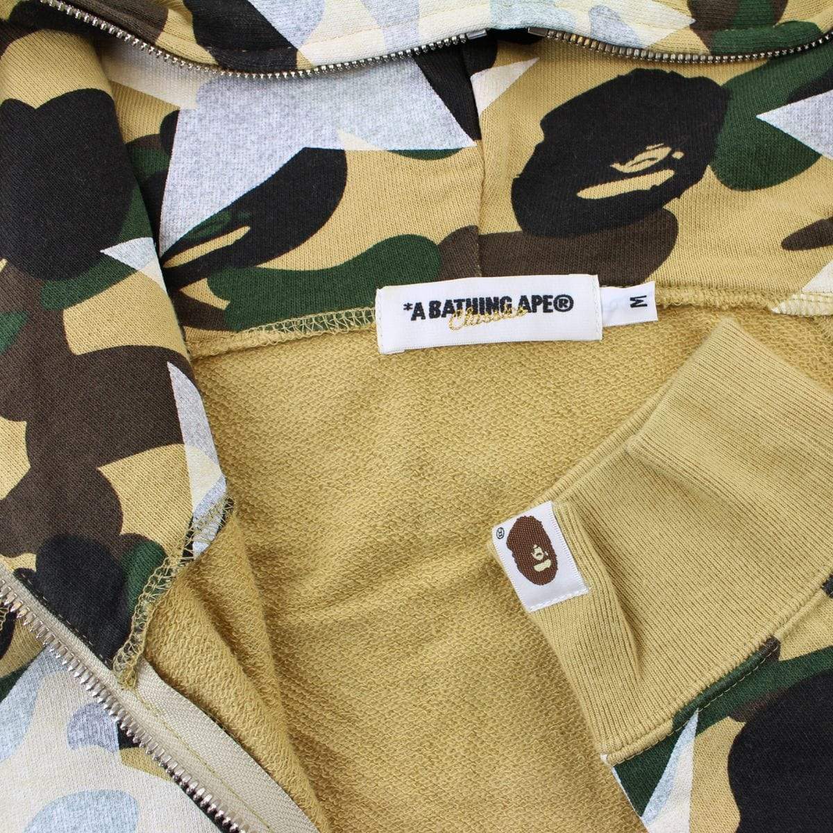 Bape 1st Yellow Camo Bapesta All Over Full Zip - SaruGeneral