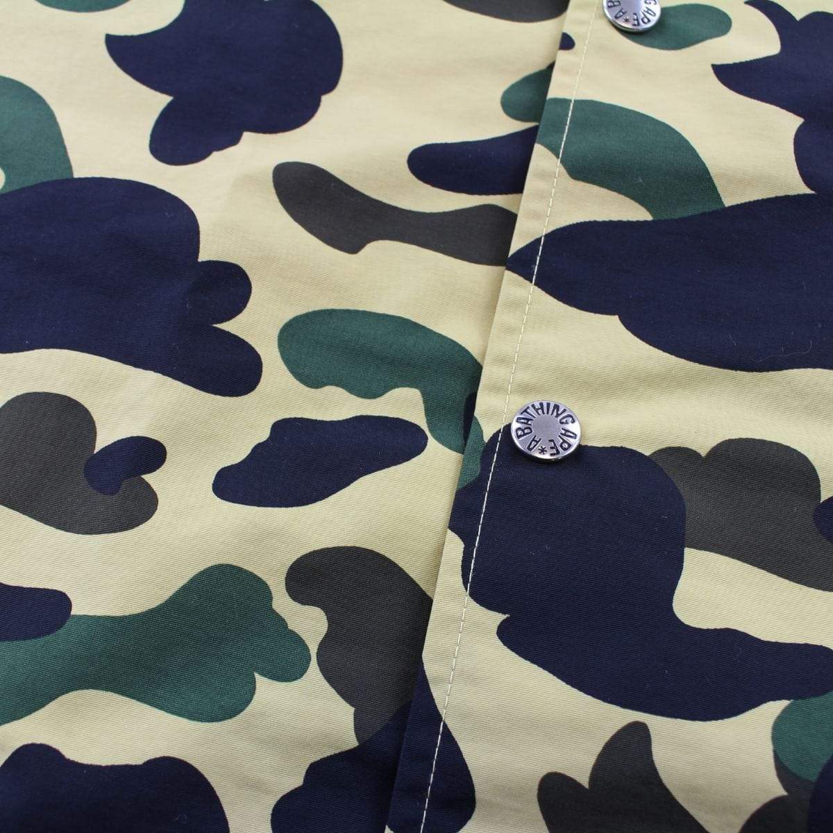 Bape 1st Yellow Camo College Logo Coach Jacket - SaruGeneral