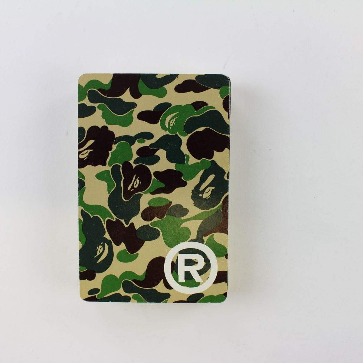 Bape ABC Green Camo Playing Cards - SaruGeneral