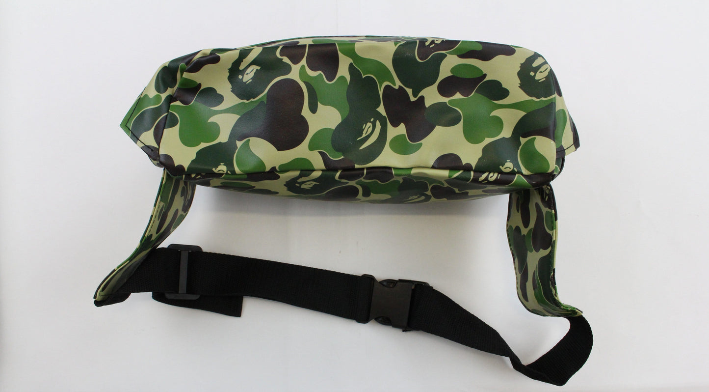 Bape ABC Green Camo Waist Bag - SaruGeneral