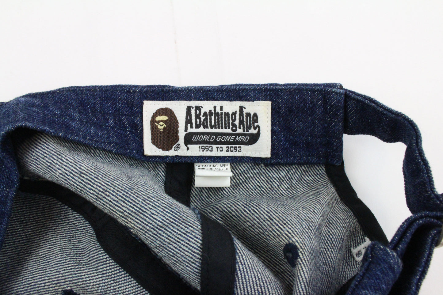 Bape Ape Denim Cap - SaruGeneral