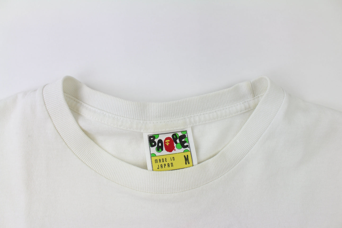 Bape Baby Milo Ape Shall Never Kill Ape Tee White - SaruGeneral