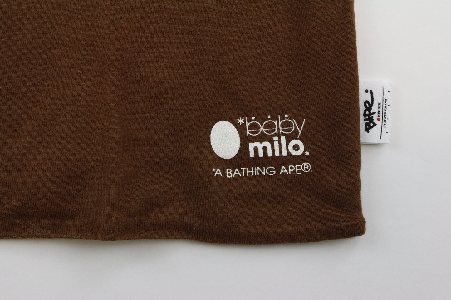 Bape Baby Milo Face Tee Brown - SaruGeneral