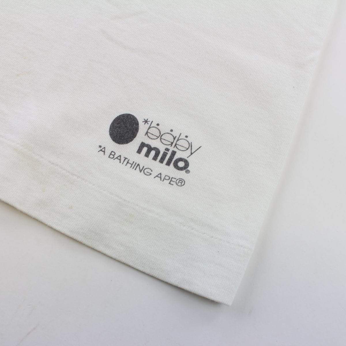 Bape Baby Milo Face Tee White - SaruGeneral