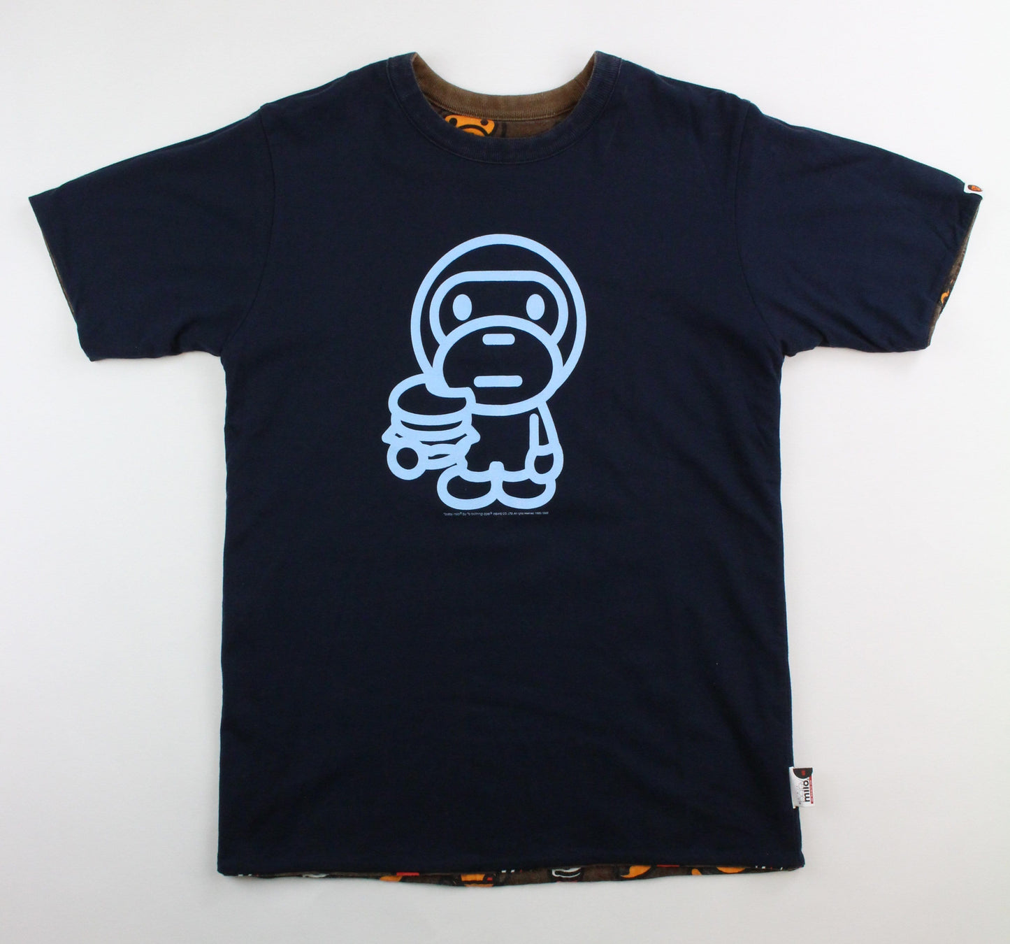 Bape Baby Milo Food Reversible Tee Brown - SaruGeneral