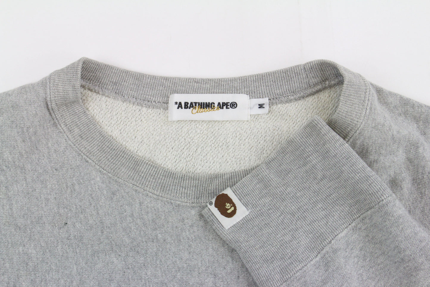 Bape Baby Milo Frankenstien Crew Grey - SaruGeneral