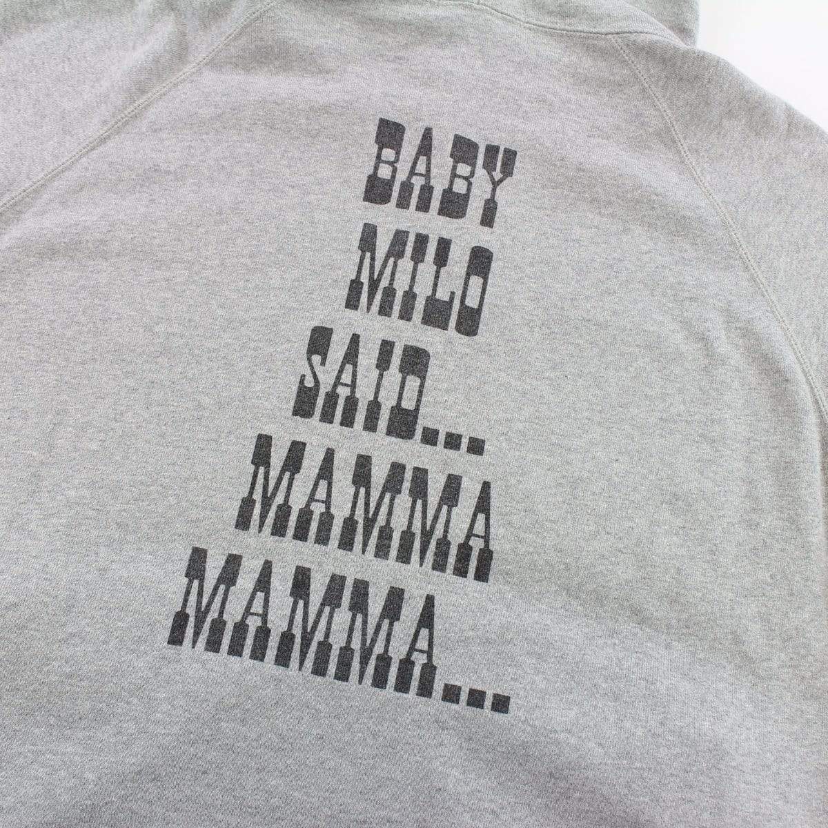 Bape Baby Milo Full Zip Hoodie Grey - SaruGeneral