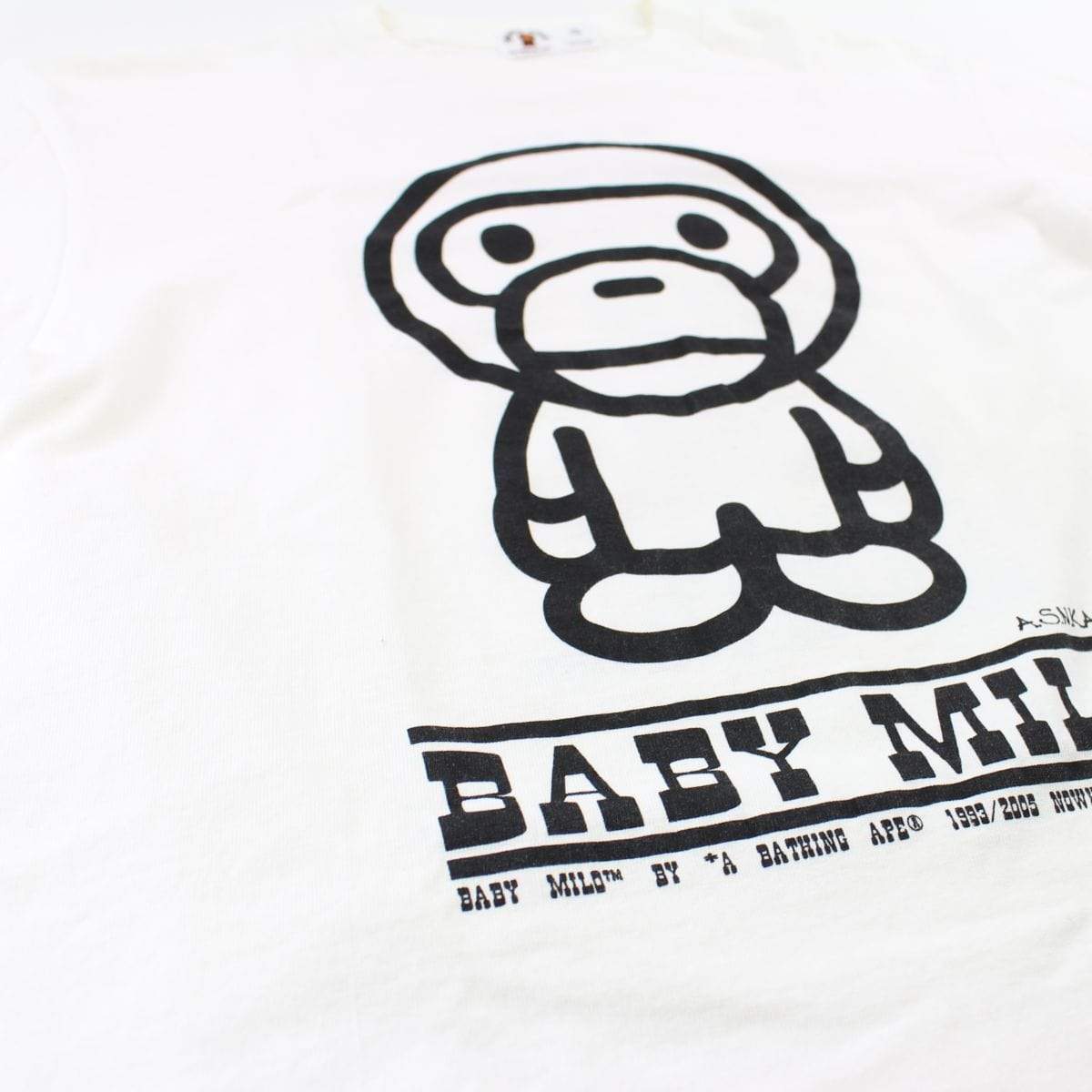 Bape Baby Milo figure LS White - SaruGeneral