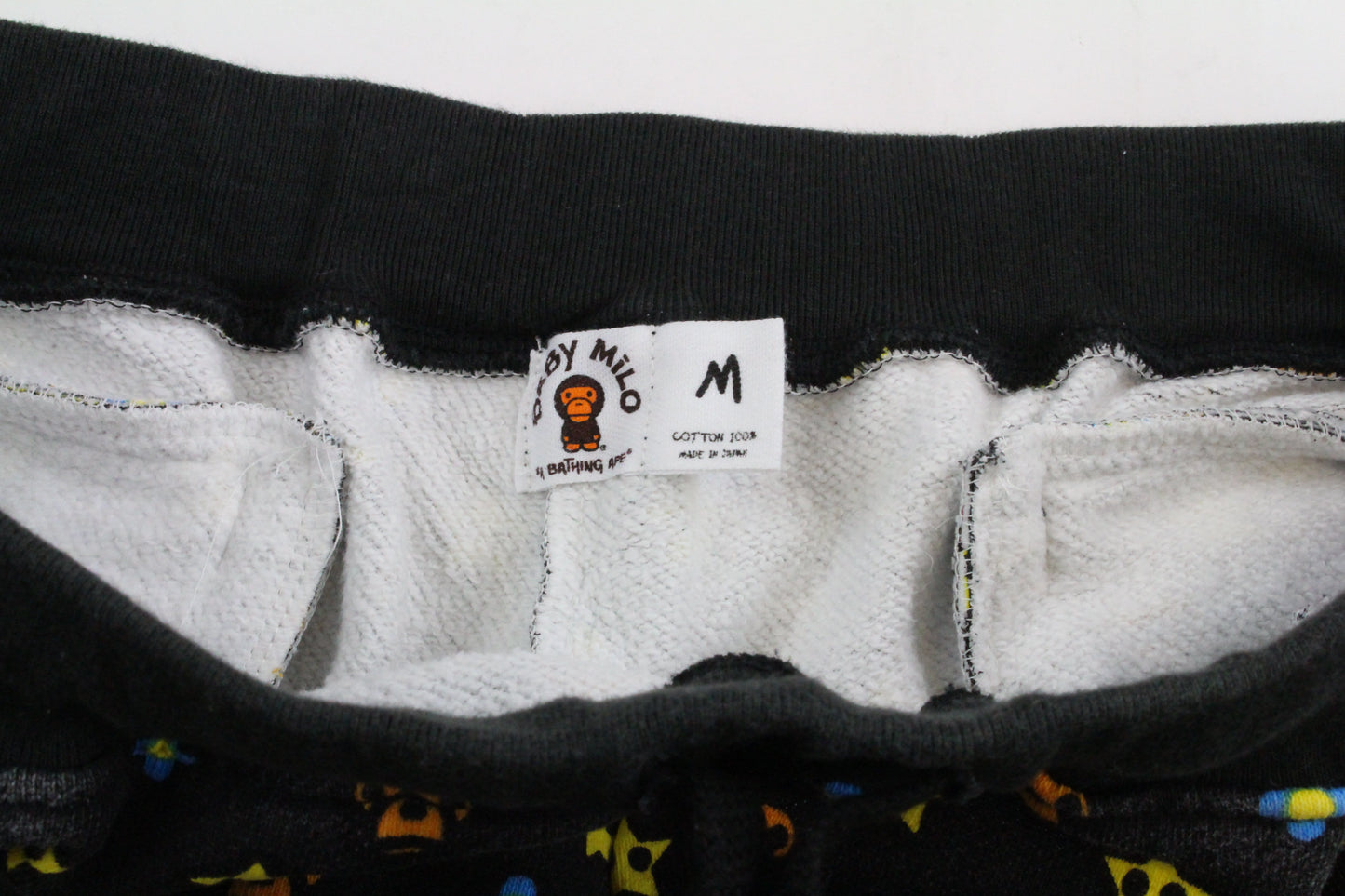 Bape Baby Milo Monogram Shorts Black - SaruGeneral