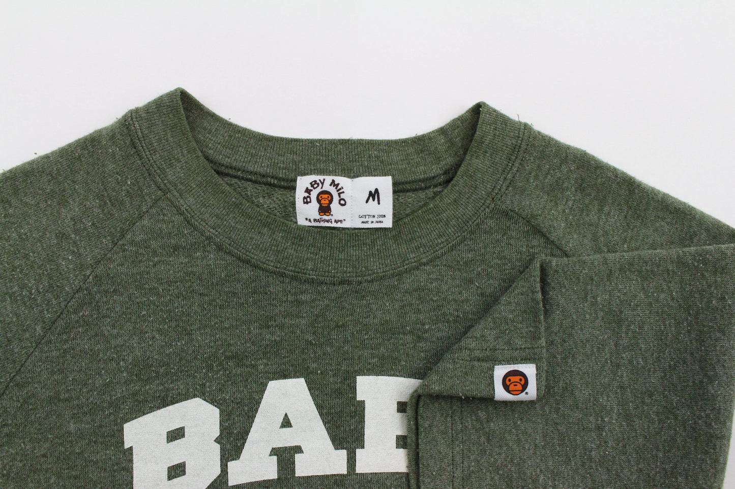 Bape Baby Milo SS Crew Green - SaruGeneral