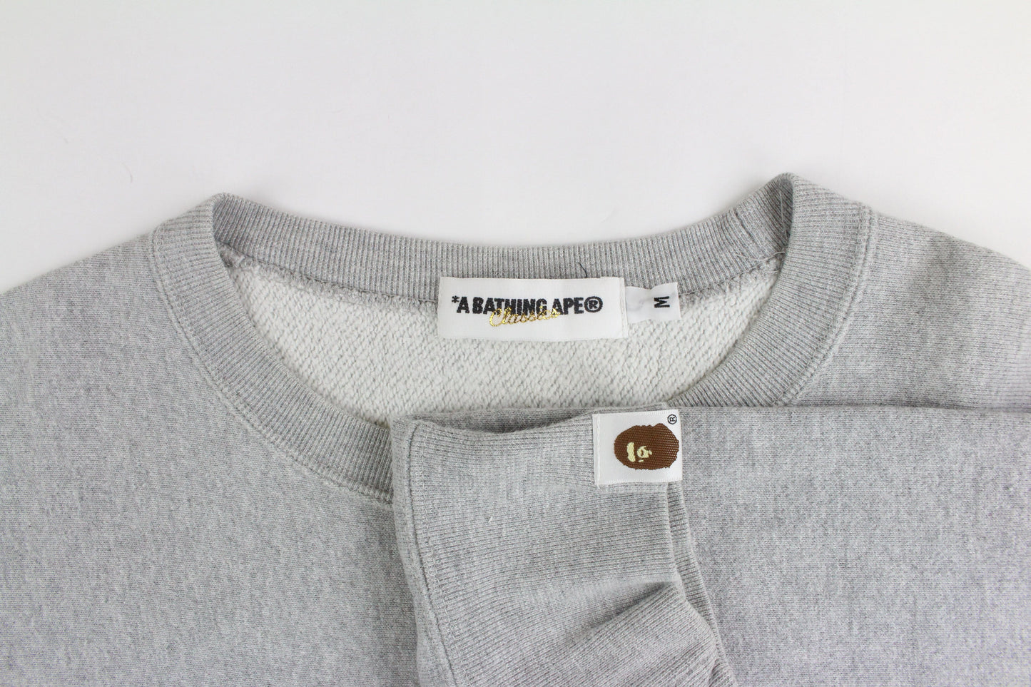 Bape Baby Milo in 1st Yellow Crew Grey - SaruGeneral