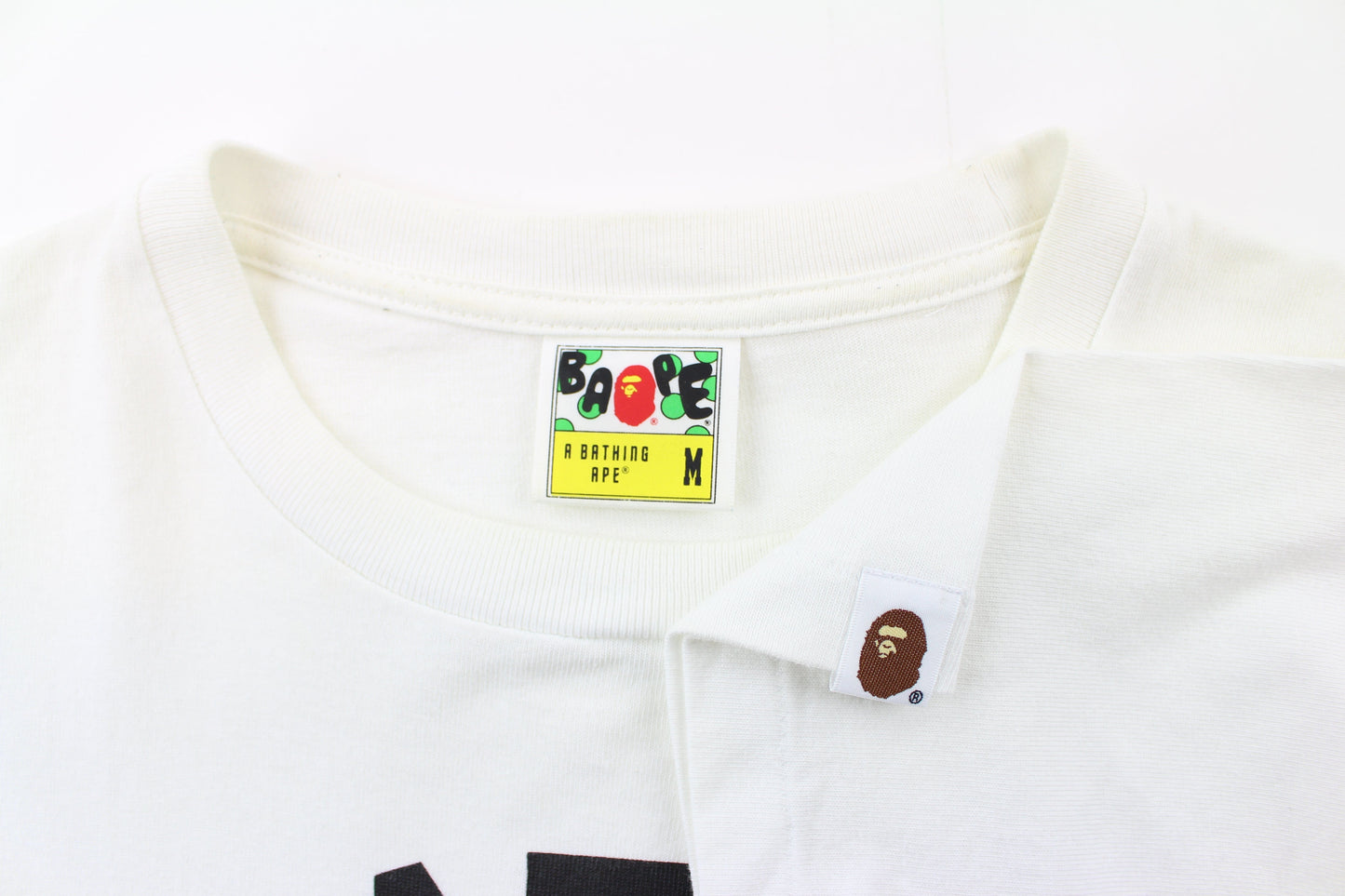 Bape Baby Milo figures College Logo Tee White - SaruGeneral