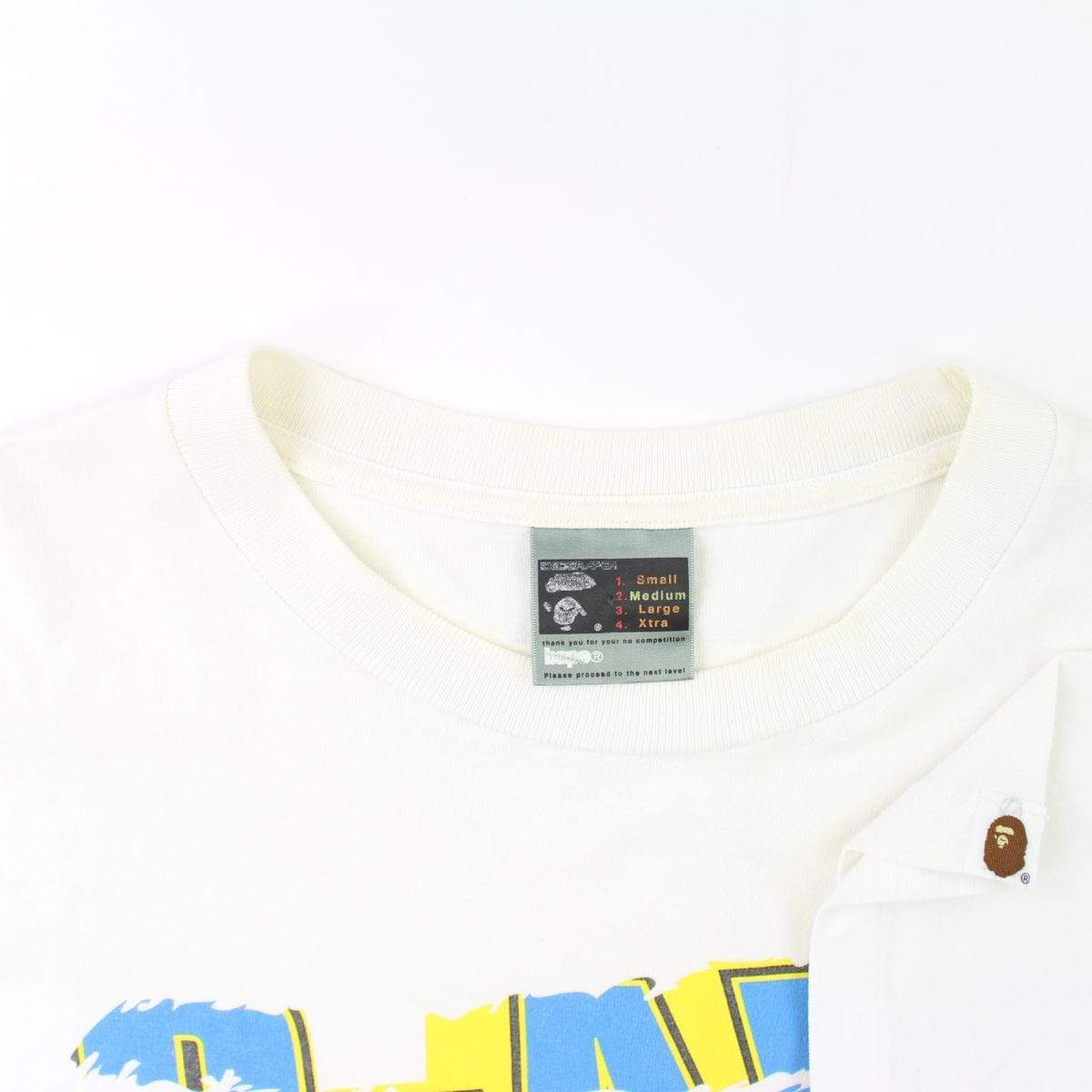 Bape Bapevil Reborn Rip Tee White - SaruGeneral