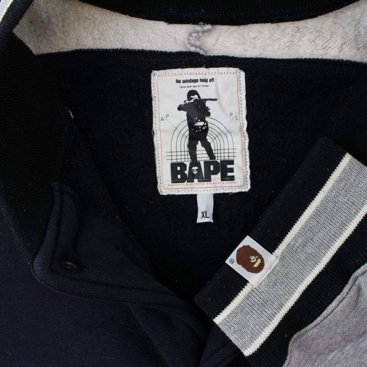 Bape Big Ape Cotton Varsity Jacket - SaruGeneral