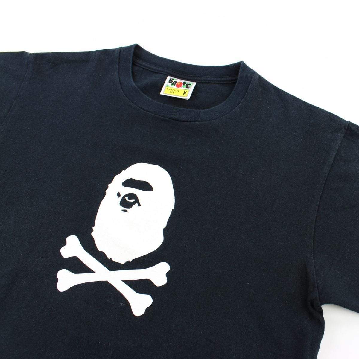 Bape Big Ape Crossbone Tee Black - SaruGeneral