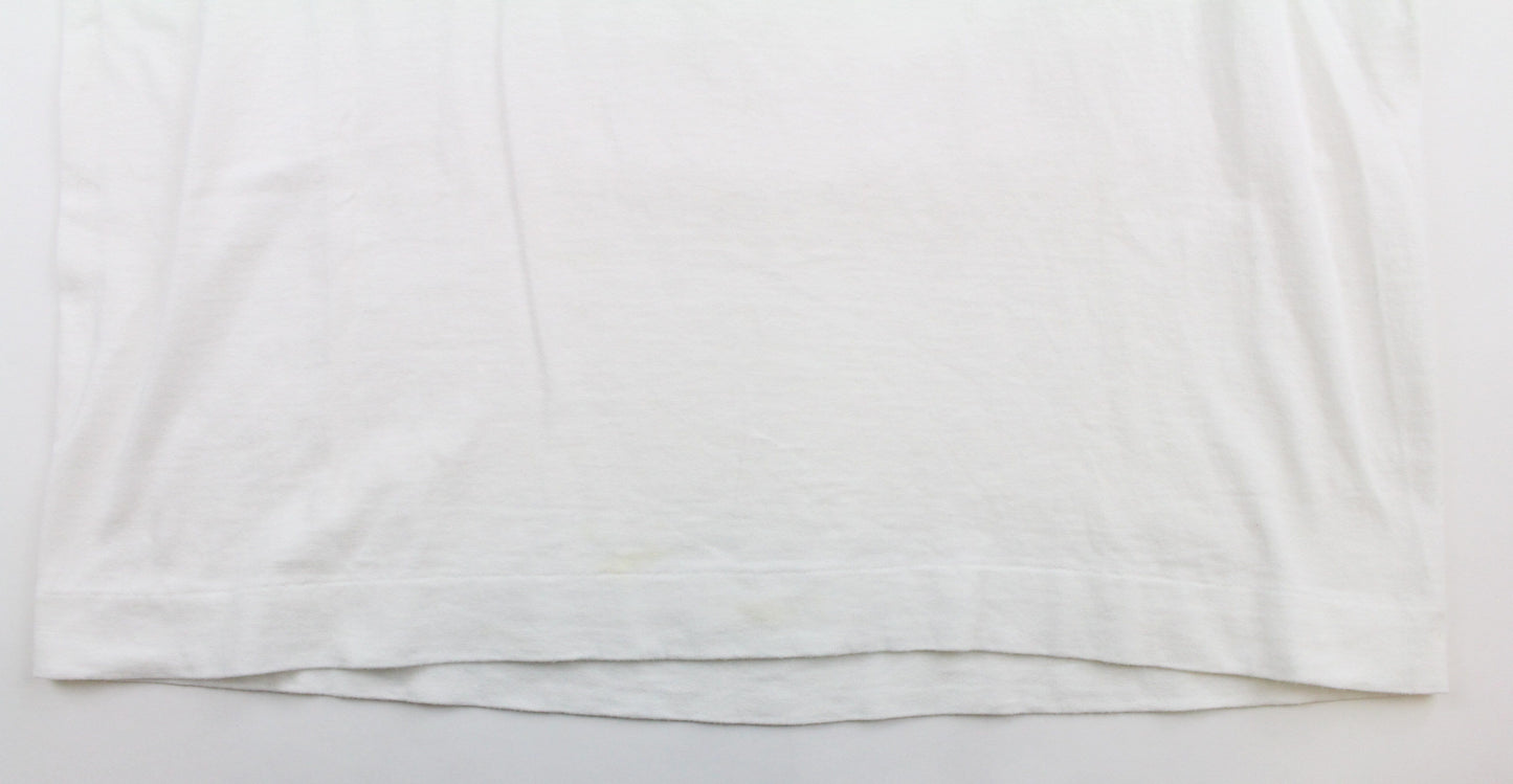 Bape Big Ape Logo Gorilla Tee White - SaruGeneral