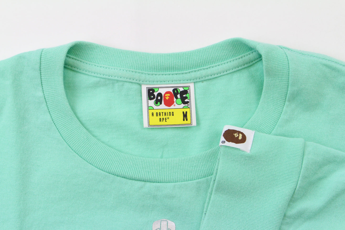 Bape Black Shark Face LS Turquoise - SaruGeneral