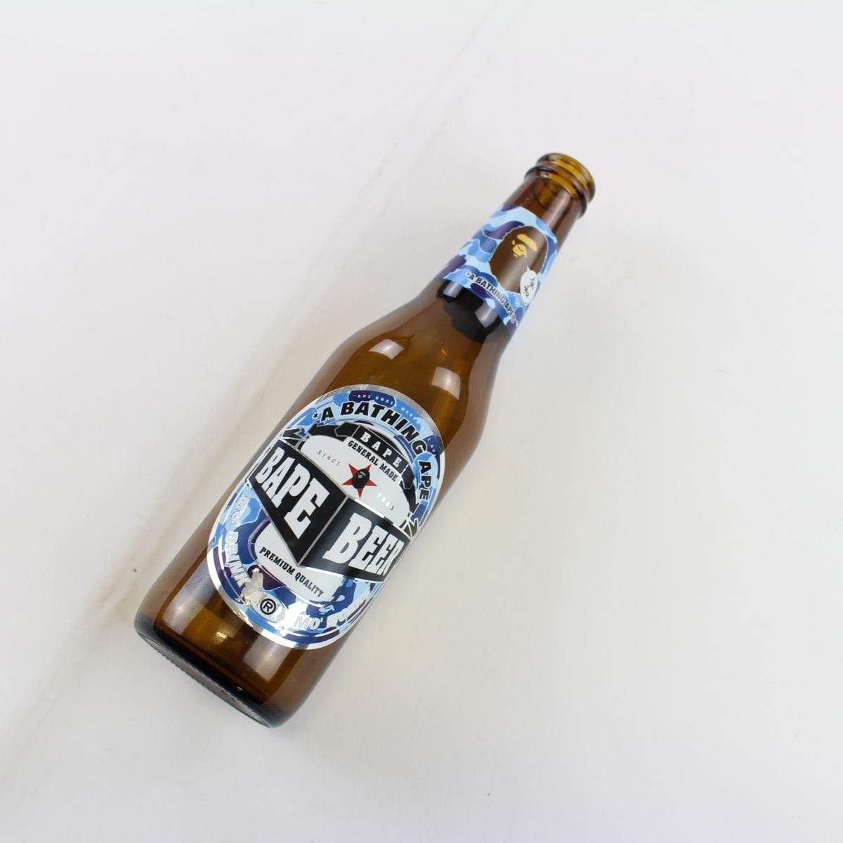 Bape Blue Camo Beer Bottle - SaruGeneral