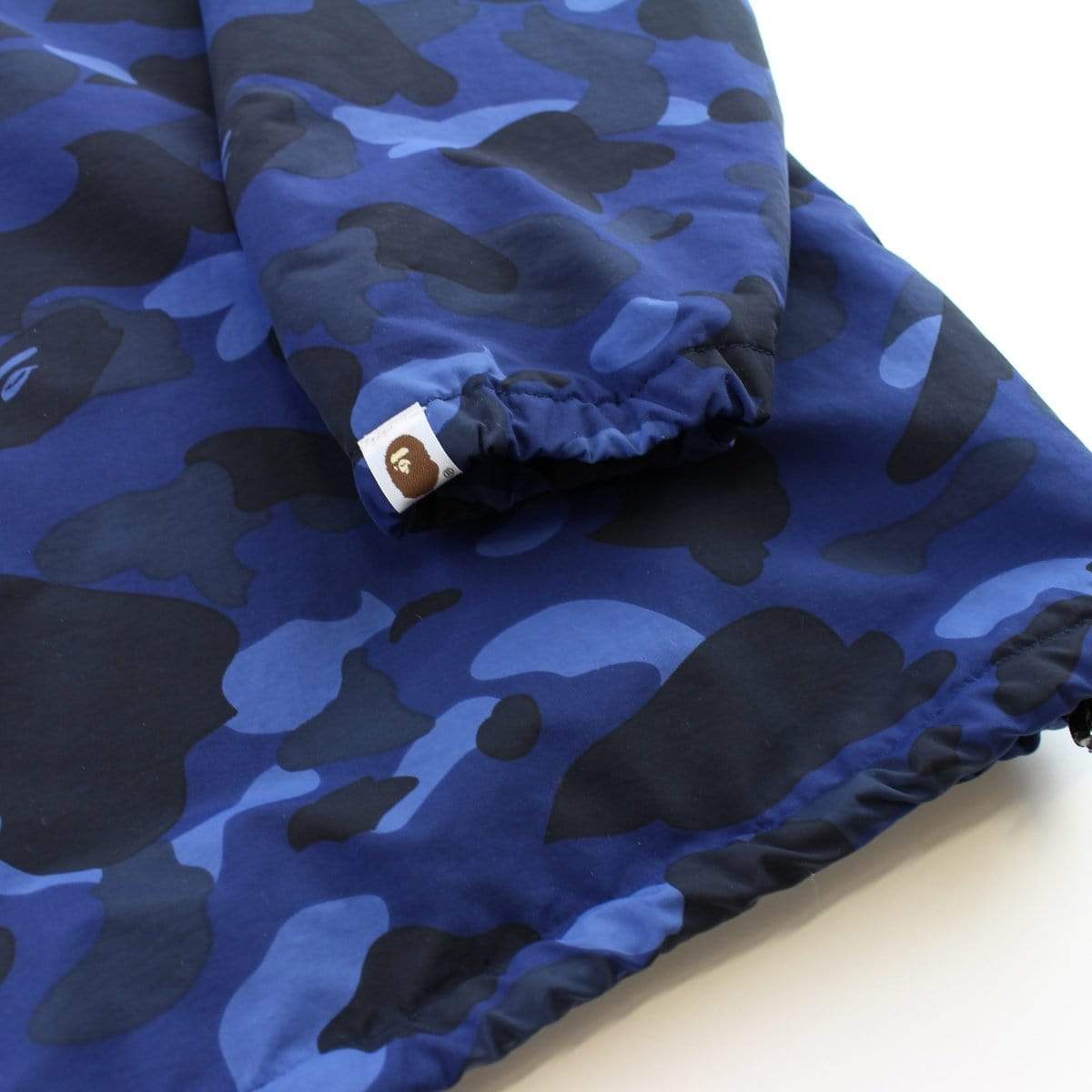 Bape Blue Camo Anorak Jacket - SaruGeneral