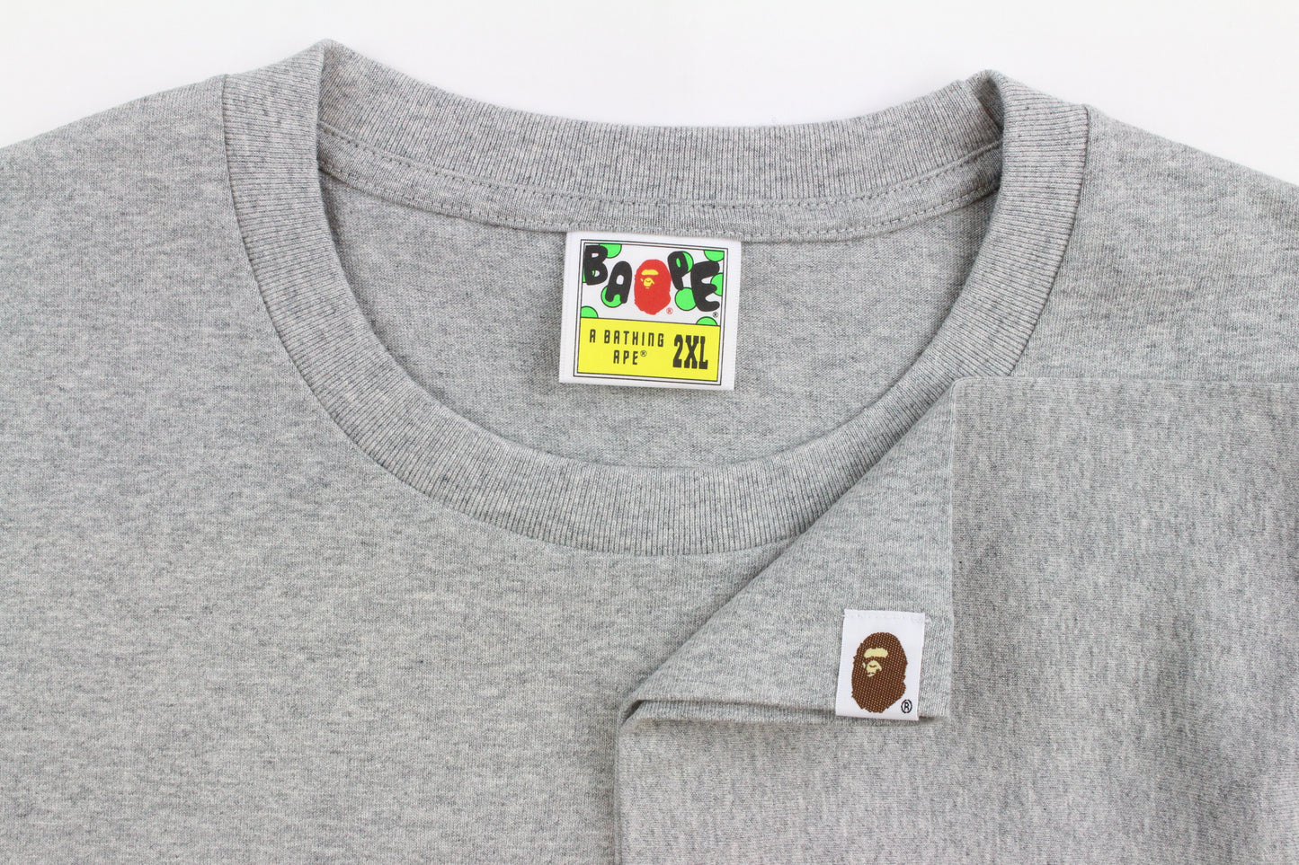 Bape Blue Camo Shark Face Tee Grey - SaruGeneral