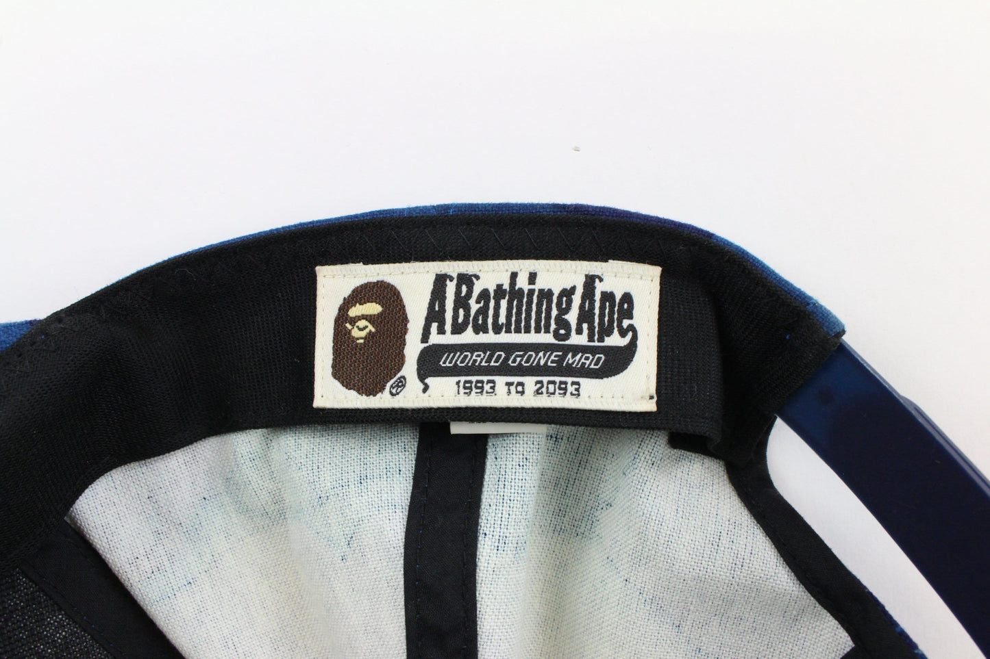 Bape Blue Camo White Ape Face Hat - SaruGeneral