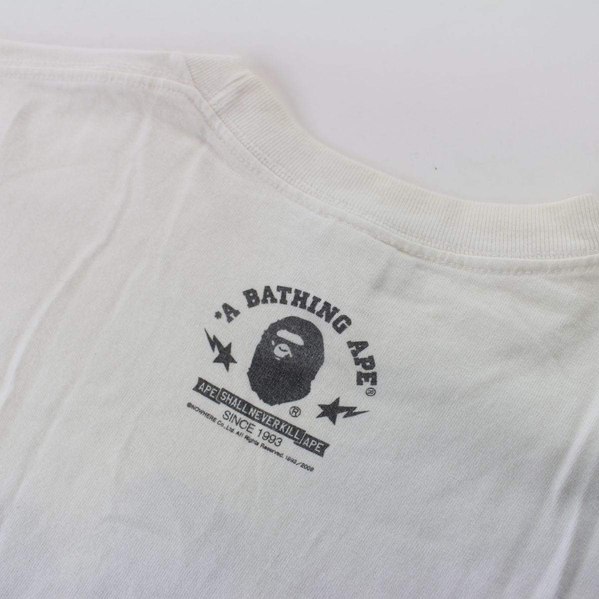 Bape Blue Red Baby Milos Horses Tee White - SaruGeneral