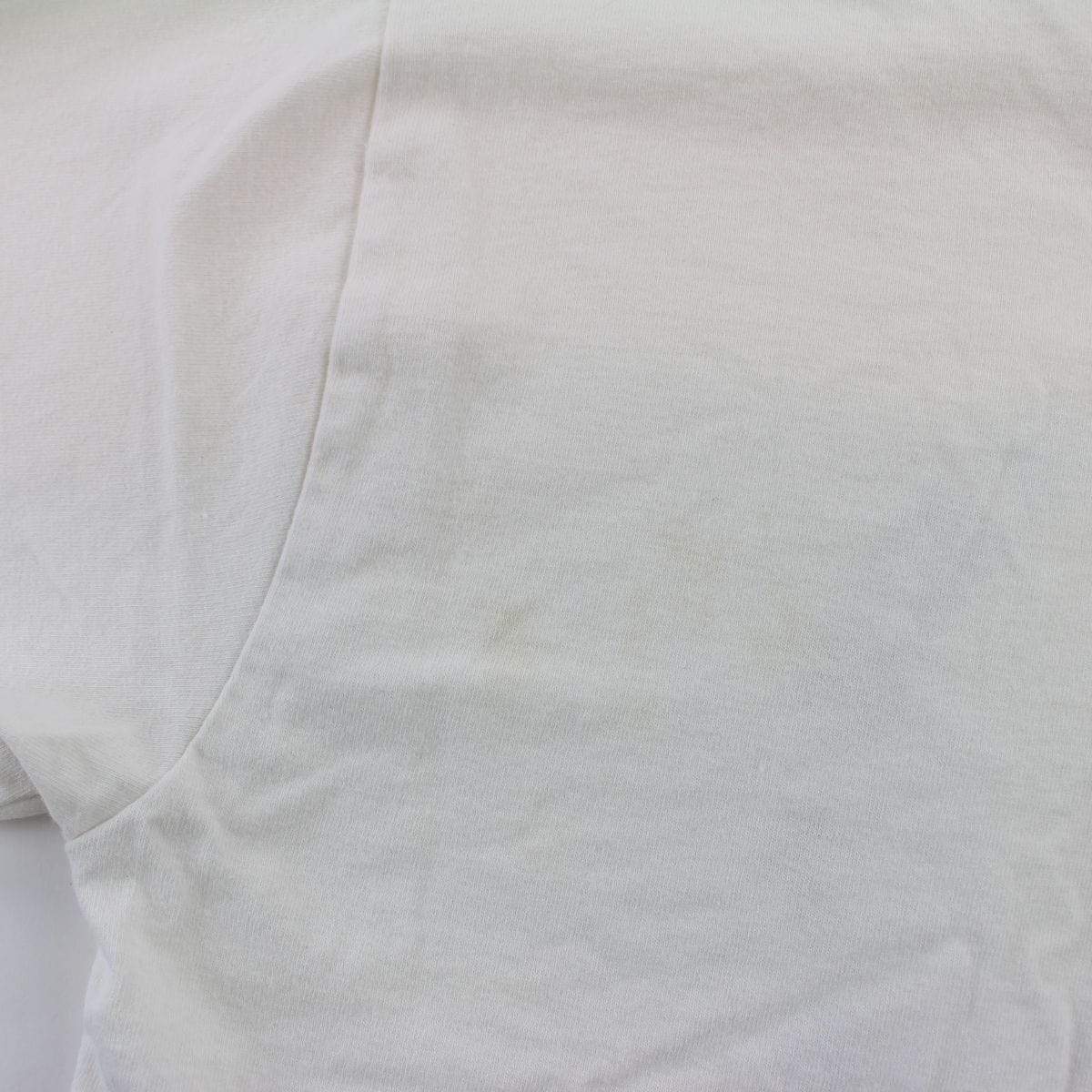 Bape Gold Big Ape Logo Busy Works Text Circle Tee White - SaruGeneral