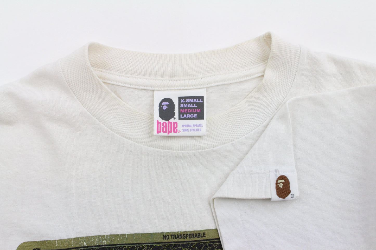 Bape Gold Members Card Tee White - SaruGeneral
