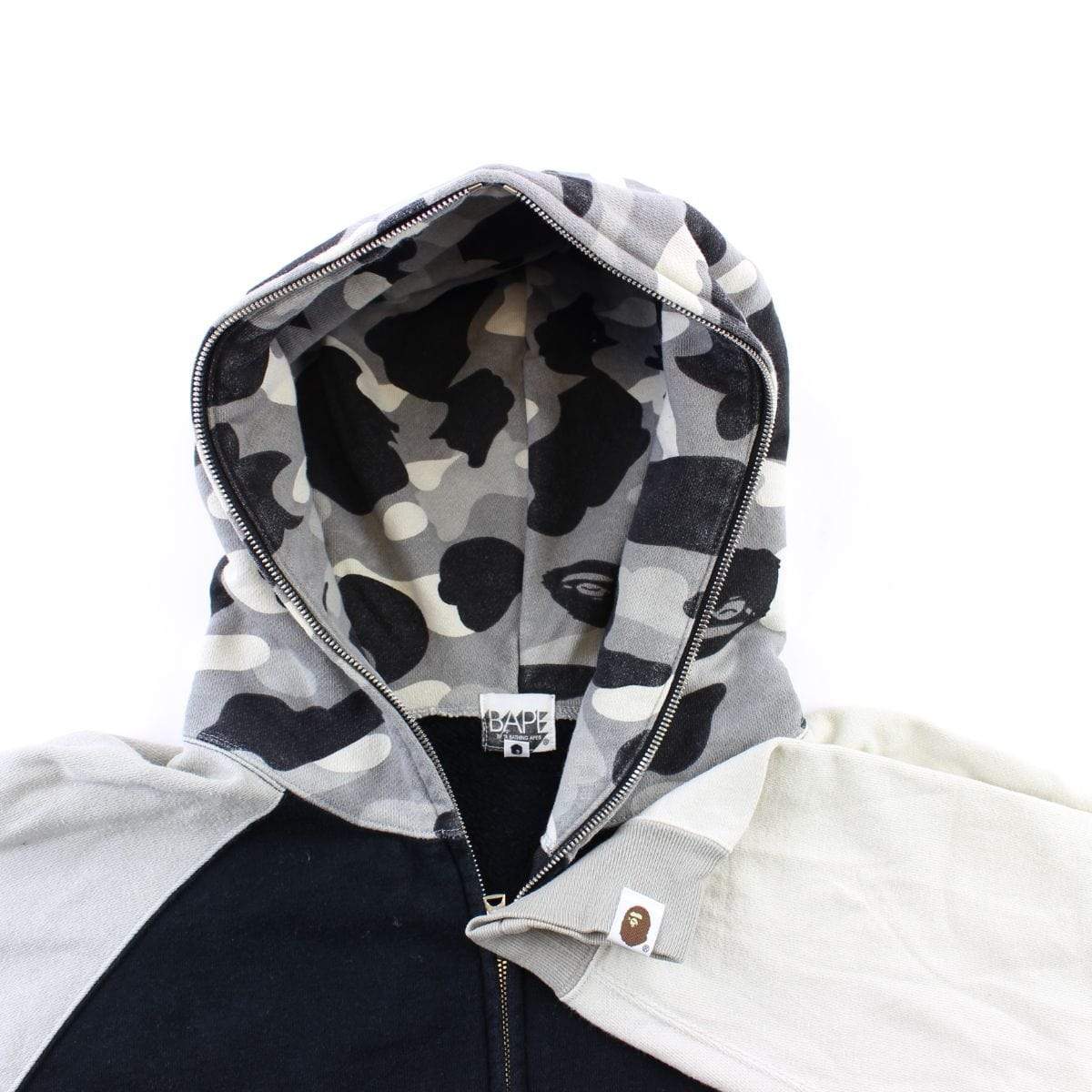 Bape Grey Camo Hood Full Zip - SaruGeneral