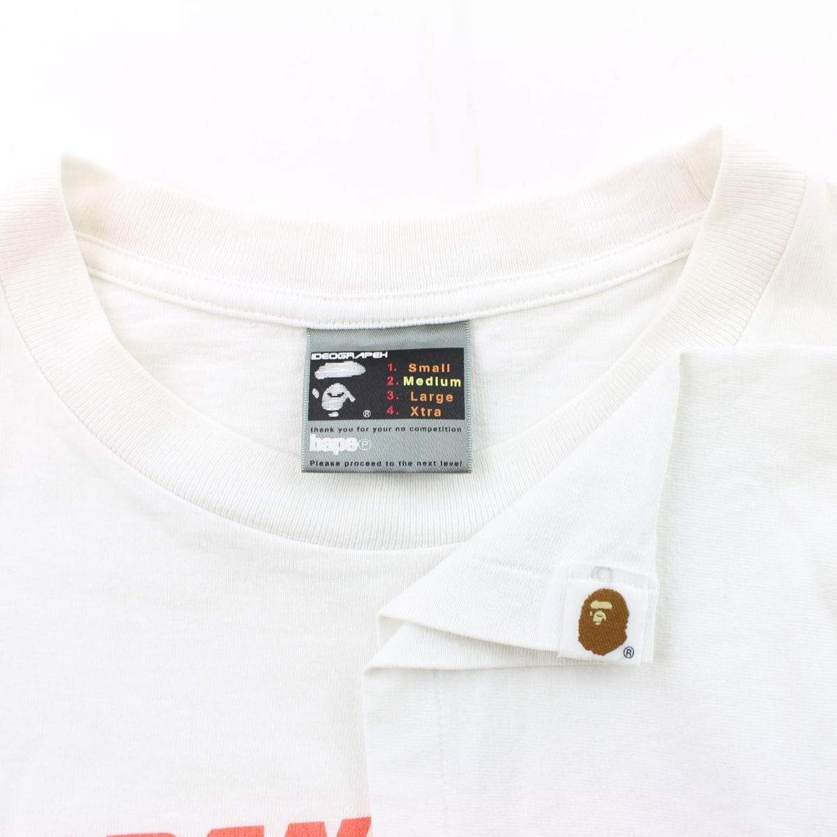 Bape Guaranteed for Life Tee White - SaruGeneral