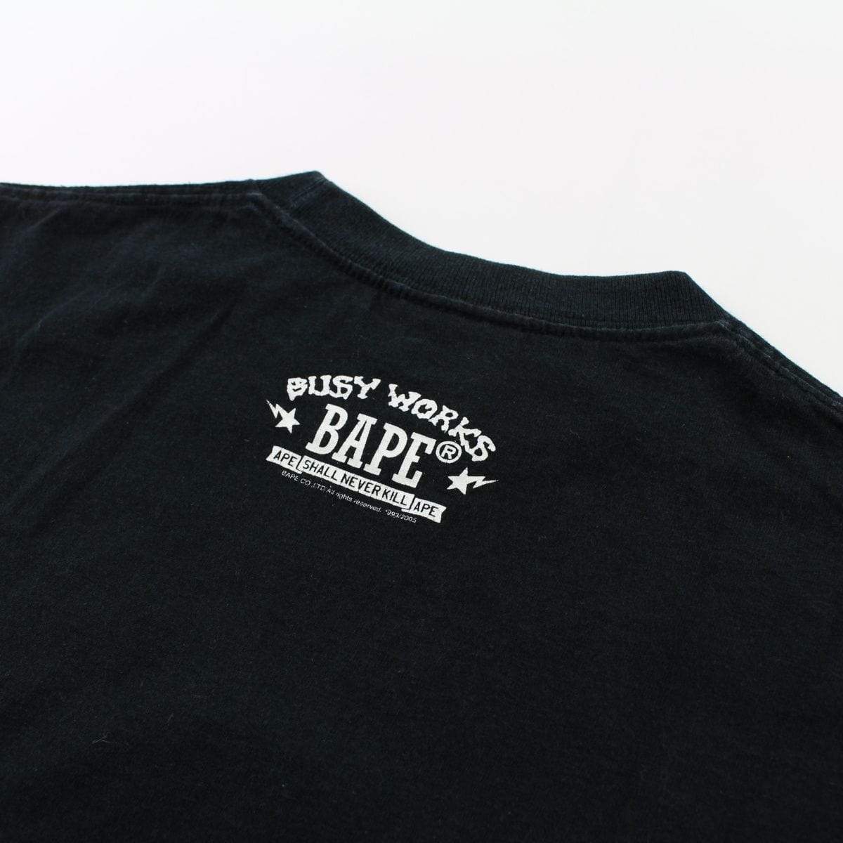 Bape Halloween Mummy College Logo Tee Black - SaruGeneral