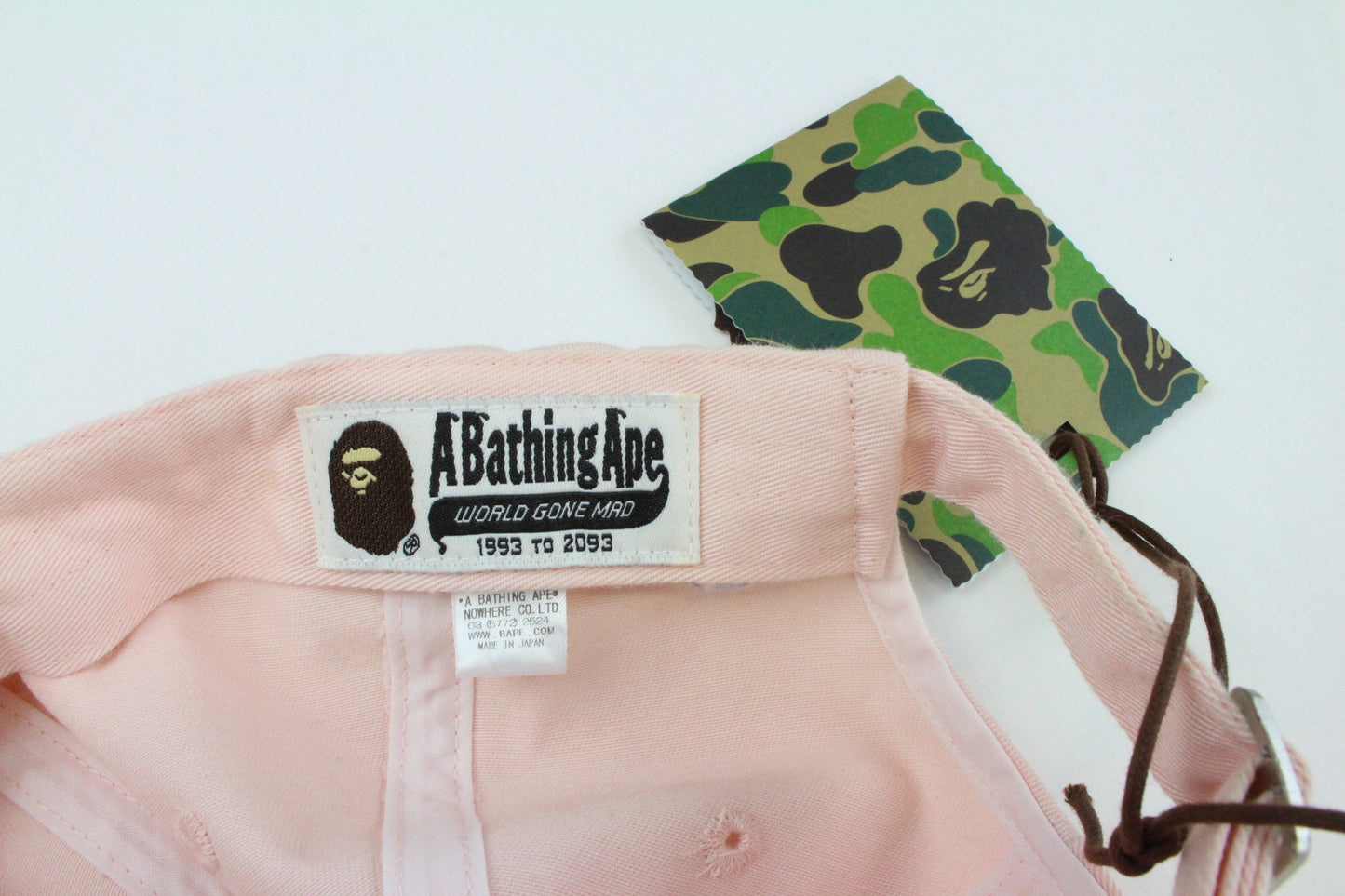 Bape katakana Text Cap Pink - SaruGeneral