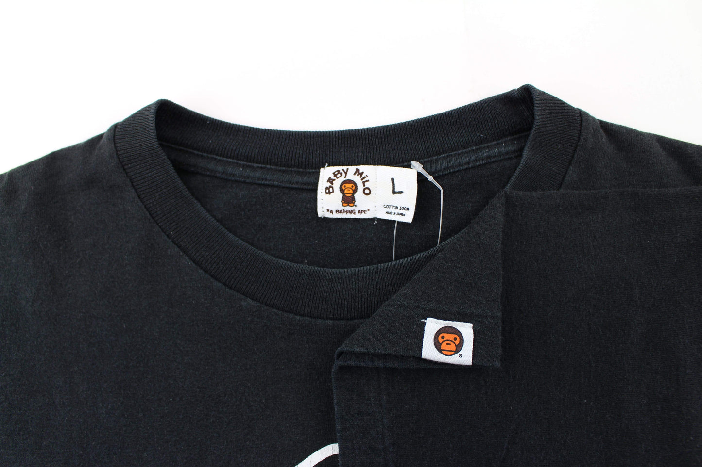 Bape Milo Borg Tee Black - SaruGeneral