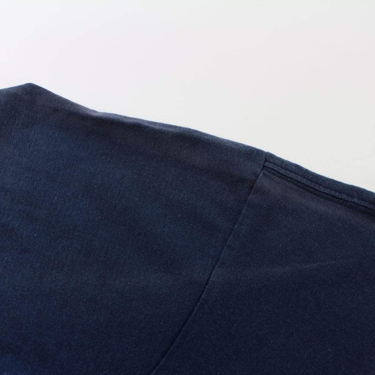 Bape Multi Colour Bapesta Big Ape Logo Tee Navy - SaruGeneral