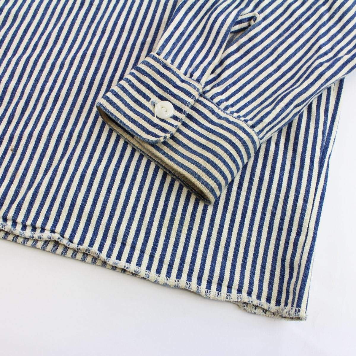 Bape Pin Stripe Half Zip Shirt - SaruGeneral