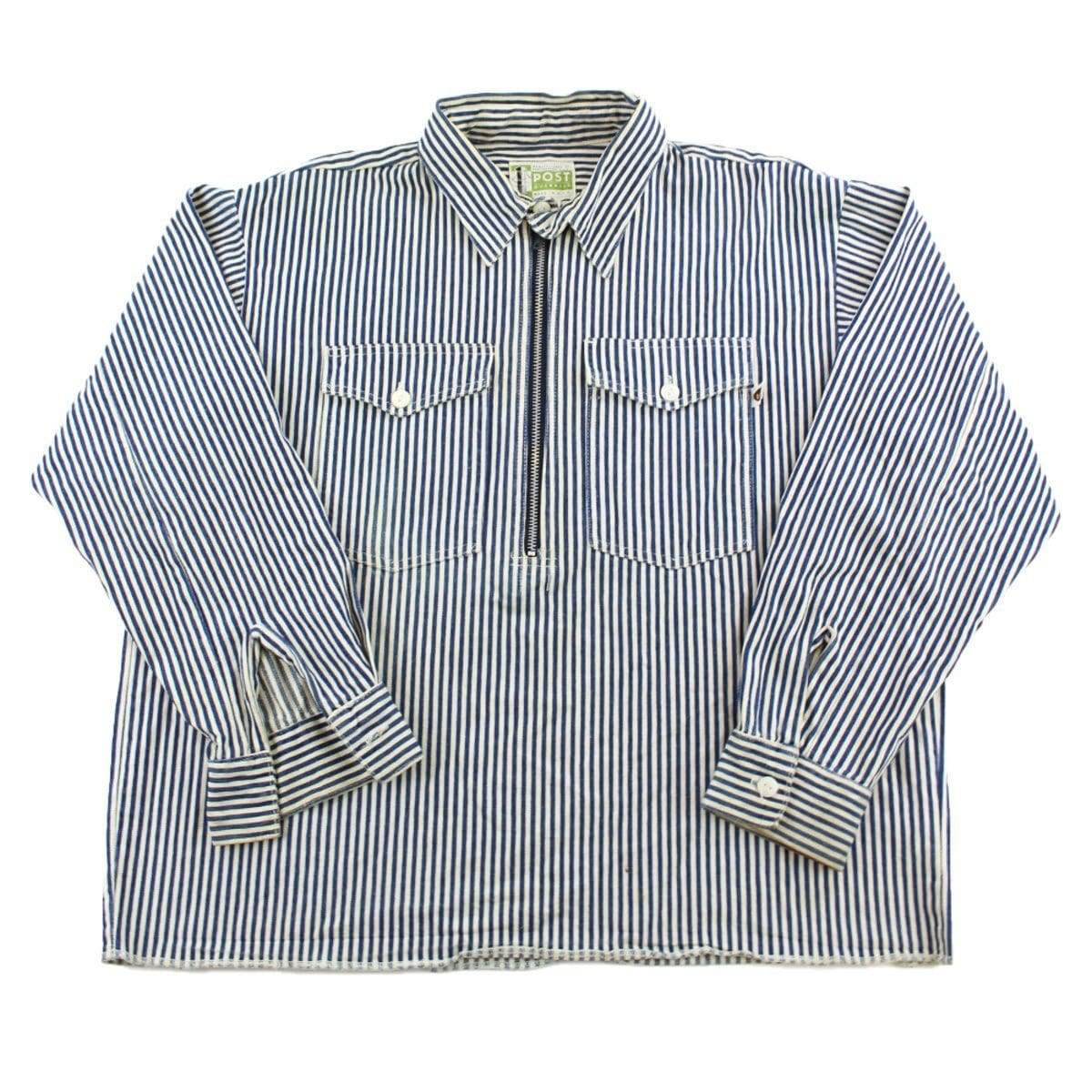 bape dress shirt Bape Pin Stripe Half Zip Shirt – SARUGENERAL