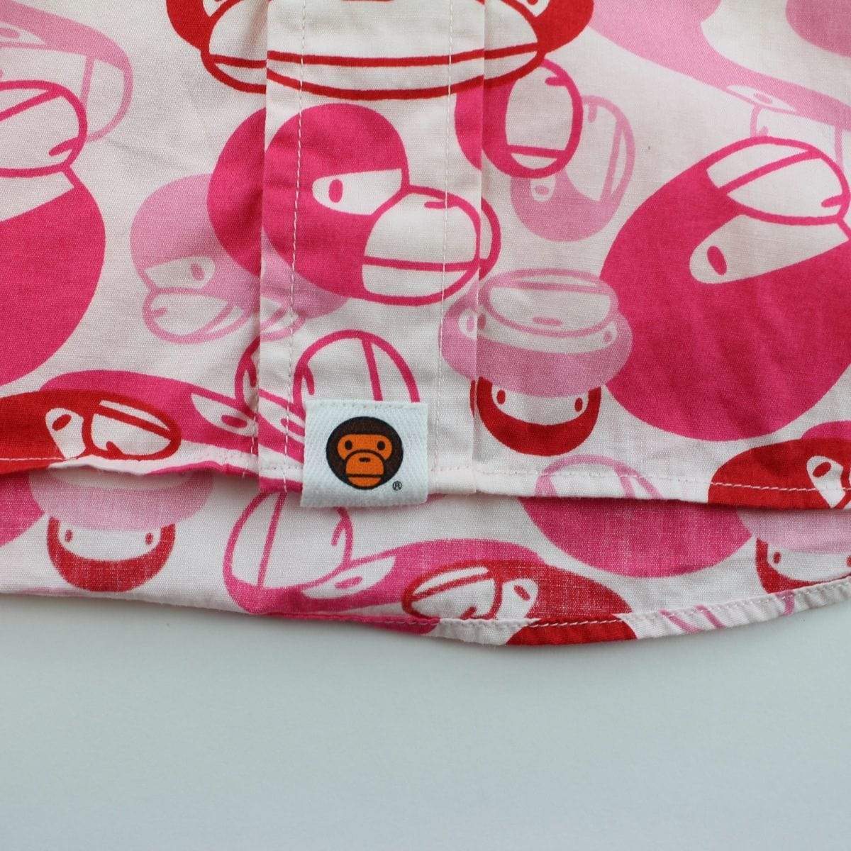 Bape Pink Baby Milo Camo Shirt - SaruGeneral