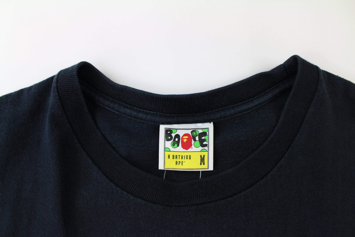 Bape Pink Big Ape Logo Tee Black - SaruGeneral