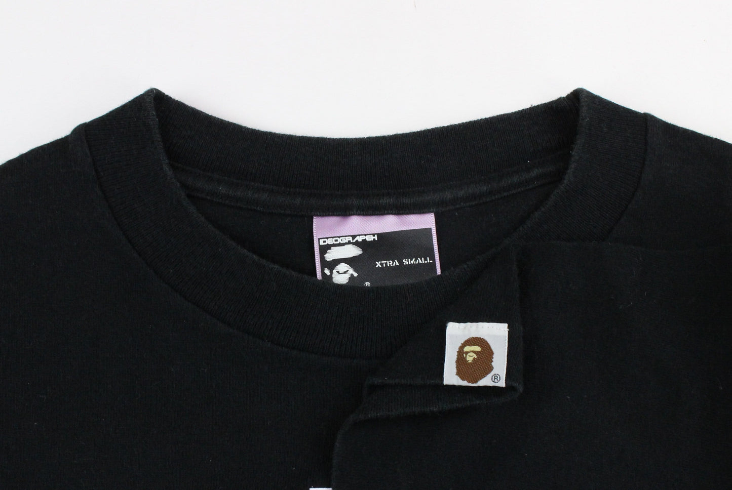 Bape Pink Camo College Logo Tee Black - SaruGeneral