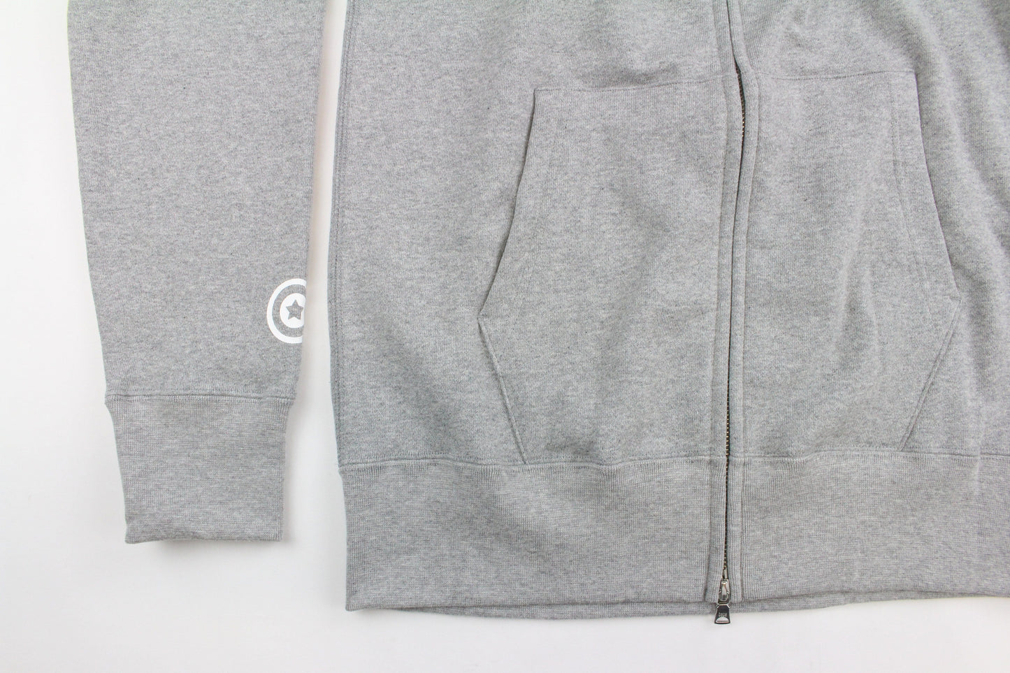 Bape Purple Camo Face Shark Hoodie Grey - SaruGeneral