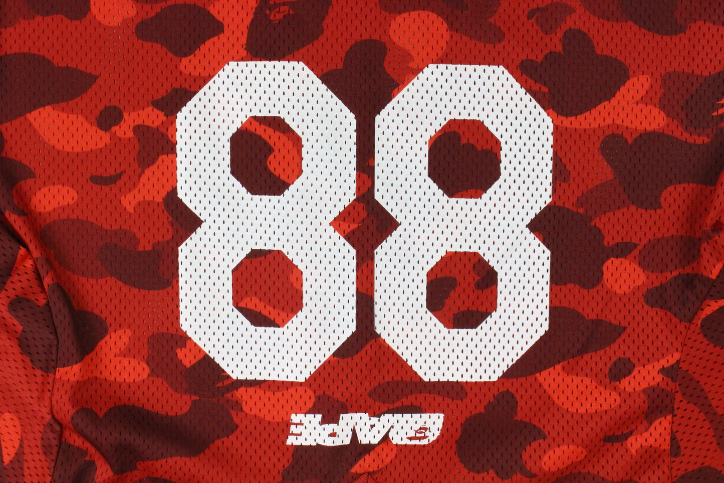 Bape Red Camo 88 Jersey LS - SaruGeneral