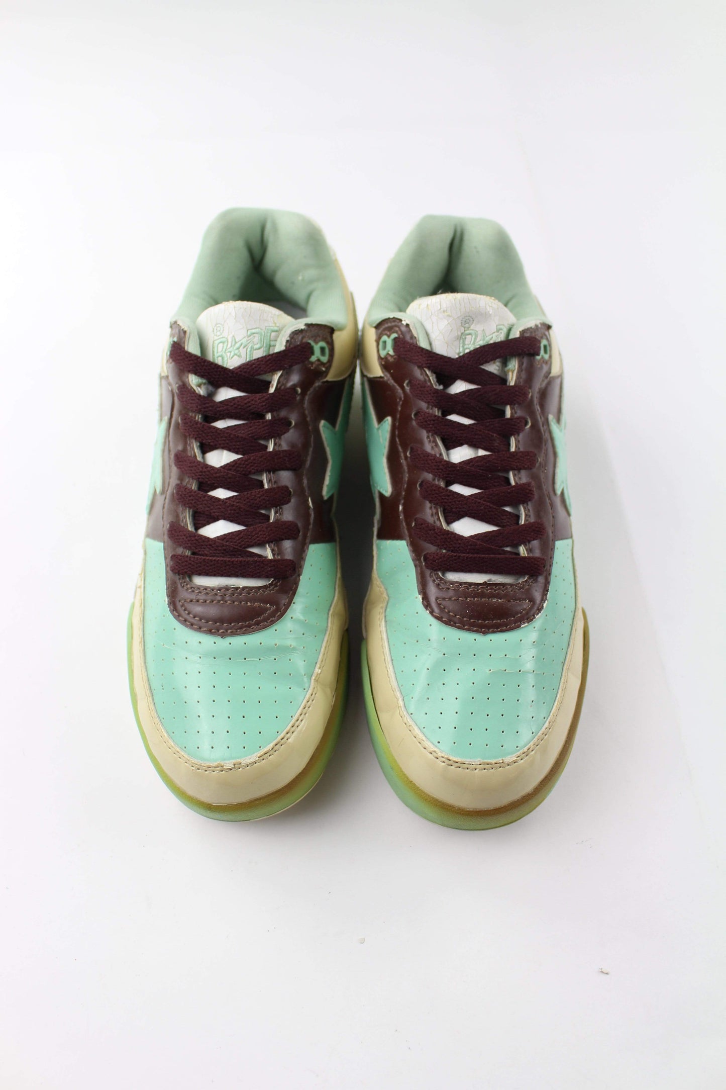 Bape Roadsta Mint Green & Brown - SaruGeneral