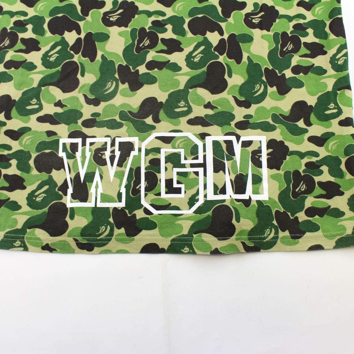 Bape Shark Face Tee ABC Green Camo - SaruGeneral